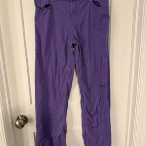 H&M Women's Straight Leg Jeans in Purple